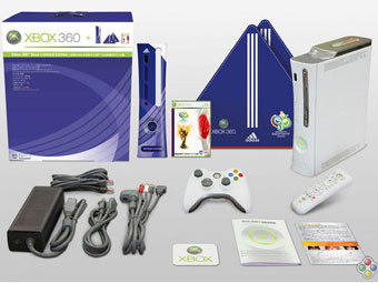  Xbox 360 Blue Limited Edition: 2006 FIFA World Cup.    pro-g.co.uk