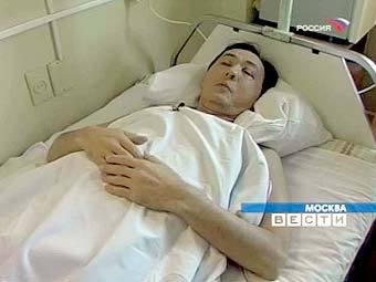 Заур Тутов в больнице. Кадр телеканала "Россия", архив