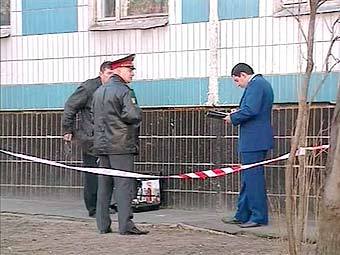 Следственная группа на месте преступления. Кадр "Первого канала"