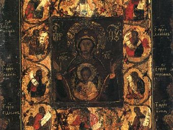 Курская Коренная икона Знамения Божьей Матери. Изображение с сайта eparhia.kursk.ru