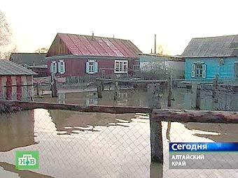 Наводнение в Бийске. Кадр телеканала НТВ 