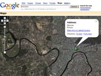 �������� ������� Google Maps 