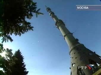 Останкино, кадр телеканала РТР, архив