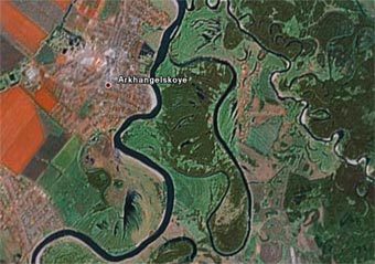 Район происшествия. С сайта earth.google.com