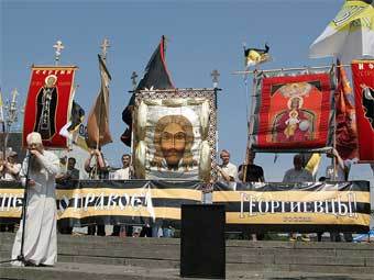 Участники митинга на Пушкинской площади. Фото Любови Кульковой, Lenta.Ru