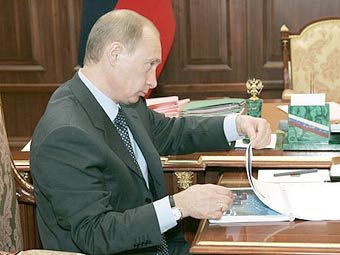 Владимир Путин. Фото пресс-службы президента России 