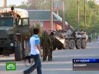 Одна из спецопераций в Хасавюрте. Кадр НТВ, архив
