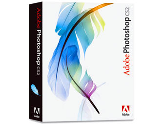 Коробка с лицензионным Adobe Photoshop CS2. Фото с сайта adobe.com