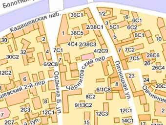 Район места происшествия. Изображение с сайта maps.yandex.ru