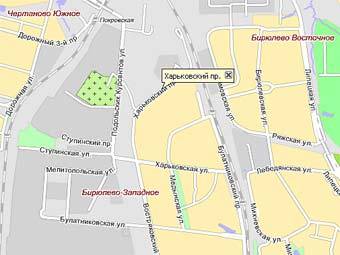 ����� � ����� maps.yandex.ru