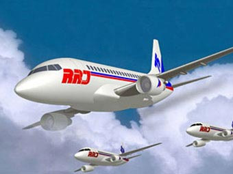 ������� Superjet-100, ����������� � ����� �� "�����"