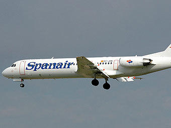 ������� ������������ Spanair. ���� � ����� fokker-aircraft.com 