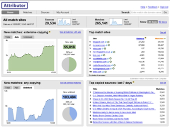 Attributor. ����������� � ����� techcrunch.com
