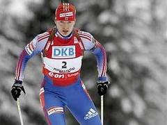 Российские биатлонистки выиграли серебро в эстафете