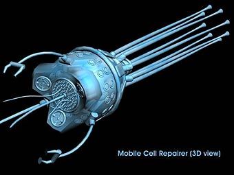 Трехмерная модель используемого в медицине наноробота.   Юрий Свидиненко, Nanotechnology News Network 