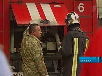 Пожарные, кадр "Первого канала", архив