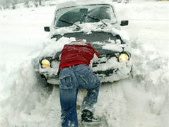 Болгарию и Румынию парализовал снегопад