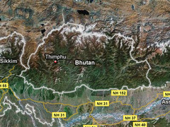 В Бутане произошла серия взрывов