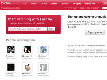 ��������� �������� ����� Last.fm