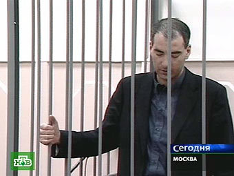 Василий Алексанян в зале суда. Кадр телекомпании НТВ, архив