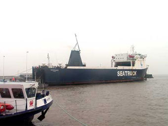 Паром 'Риверданс'. Фото с сайта www.merseyshipping.co.uk Паром 'Риверданс'. Фото с сайта www.merseyshipping.co.uk