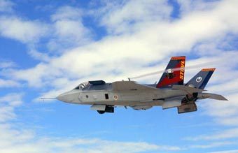 Опытный истребитель F-35B. Фото с сайта airforce-technology.com