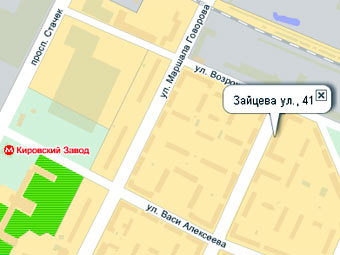 Карта с сайта maps.yandex.ru