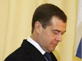 Дмитрий Медведев на выборах, фото AFP