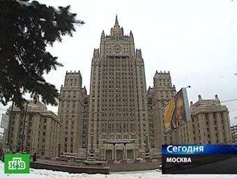 Здание МИД России в Москве. Кадр НТВ, архив