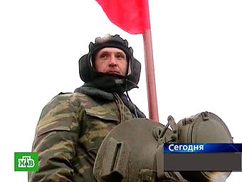 Репетиция парада с участием бронетехники. Кадр телеканала НТВ, архив