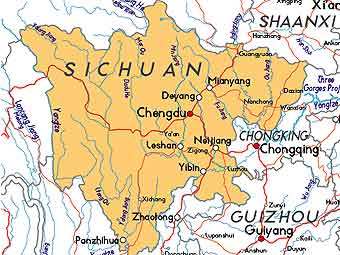 ����� ��������� ������� � ����� map-of-china.co.uk