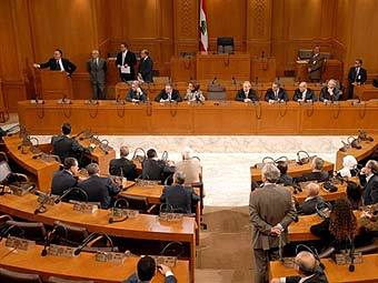 Заседание парламента Ливана. Фото AFP Заседание парламента Ливана. Фото AFP