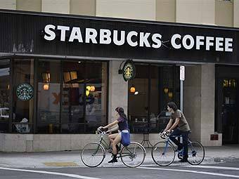  Starbucks.  AFP