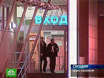 Здание аквапарка "Вотервиль". Кадр телеканала НТВ