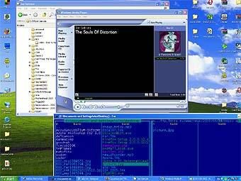 Скриншот рабочего стола Windows XP