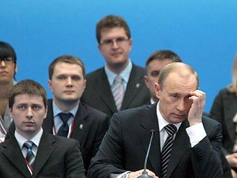 Владимир Путин на съезде "Единой России". Фото "Ленты.Ру" 