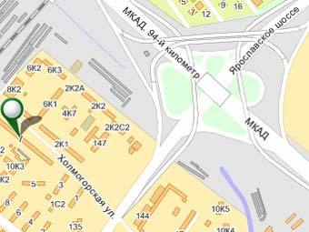 Карта места происшествия с сайта maps.yandex.ru