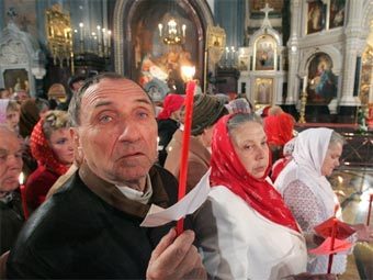 Пасхальная служба. Фото AFP