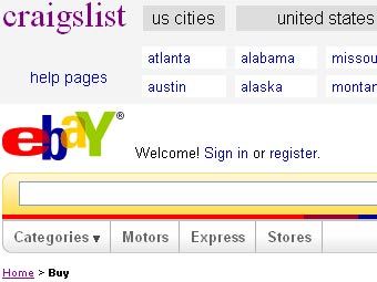 ��������� ������ craigslist.org � ebay.com