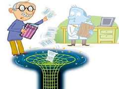 Исчезает ли информация в черной дыре? Изображение Jim Paillot/Science News