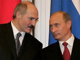Александр Лукашенко и Владимир Путин. Фото Reuters