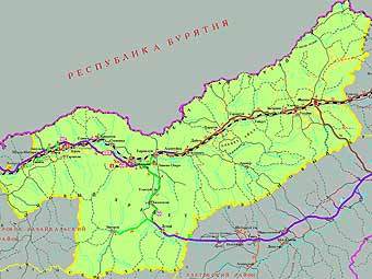 Топографическая карта хилокского района забайкальского края