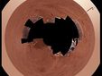 Круговая панорама окрестностей Марса вокруг зонда "Феникс". Фото NASA/JPL-Caltech/University Arizona/Texas A&M University