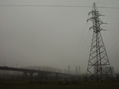 Линия электропередач. Фото Сергея Рублева, Лента.Ру
