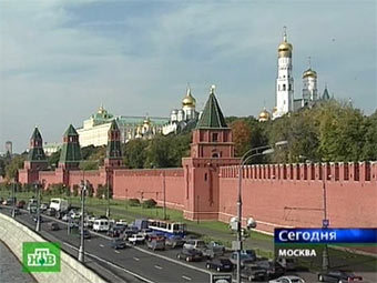 Московский Кремль. Кадр НТВ, архив