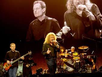Концерт Led Zeppelin на O2 Arena в Лондоне. Фото с сайта zmemusic.com