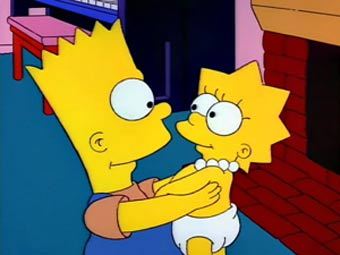 Кадр из эпизода "Lisa's First Word" мультсериала The Simpsons 
