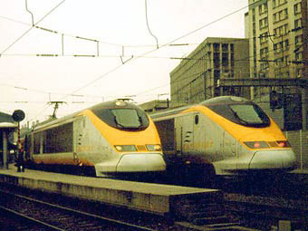 Поезда Eurostar. Фото Сергея Рублёва, Lenta.Ru