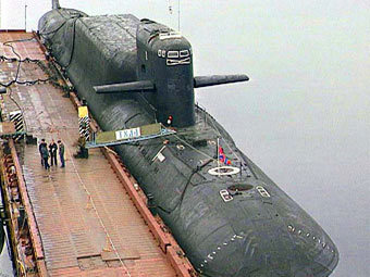 Подводный ракетоносец "Тула", с которого была запущена МБР. Фото с сайта russianforces.org