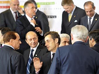 Европейские лидеры на саммите в Брюсселе. Фото ©AFP